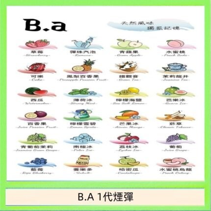 B.A 一代主機煙彈電子煙一盒三顆